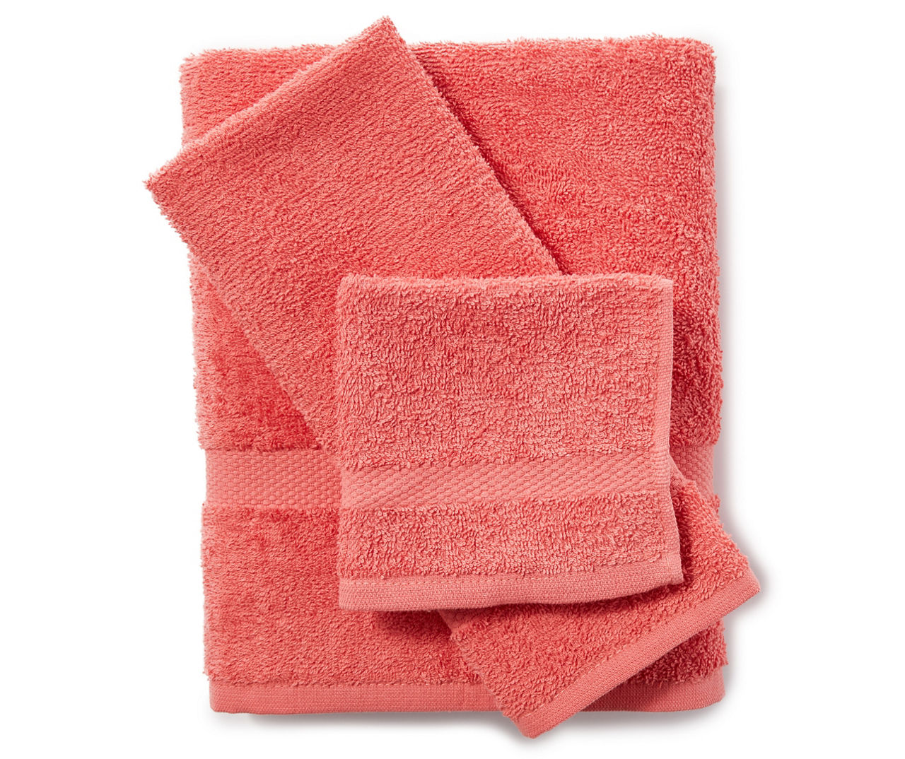 Coral discount bathroom towels